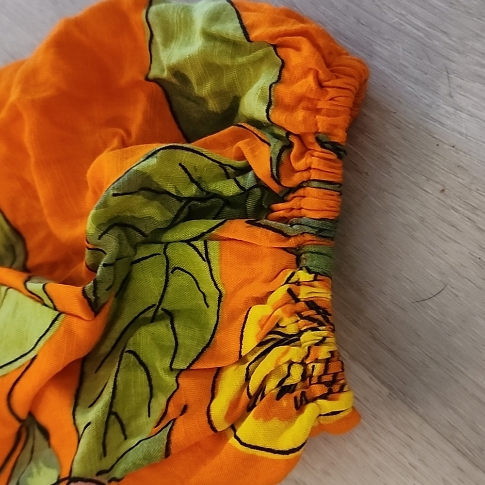 Blue Island Citrus Orange Coverup - Picture 4 of 5